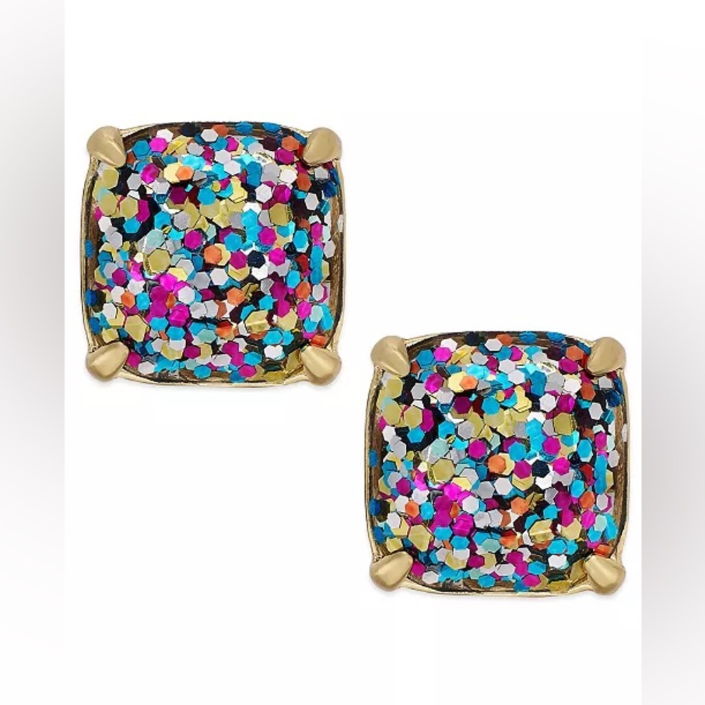 Kate Spade - Square Stud Earrings in Multicolor